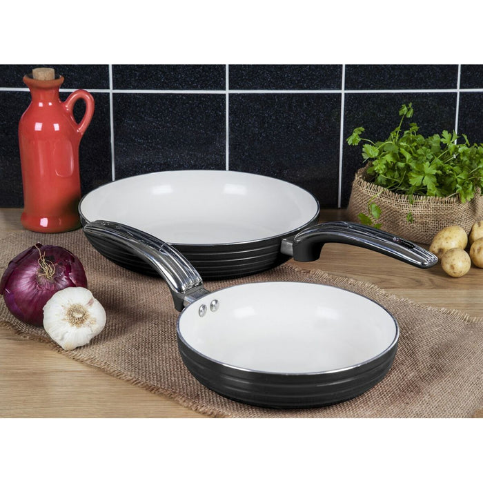 Tigaie Swan SWPS2010BN Negru Argintiu Aluminiu Ø 20 cm Ø 28 cm