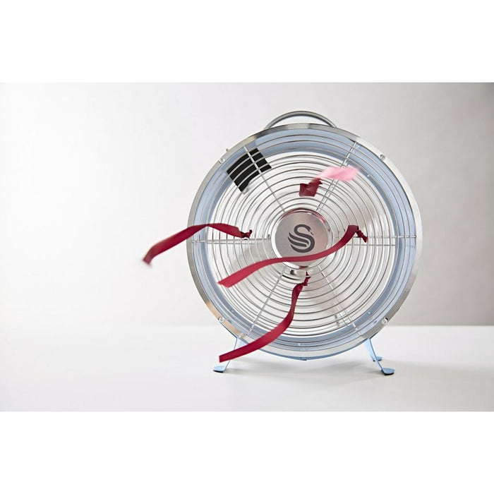 Ventilator de Masă Swan Retro SFA12630BL Albastru 1,8 x 31 x 26 cm