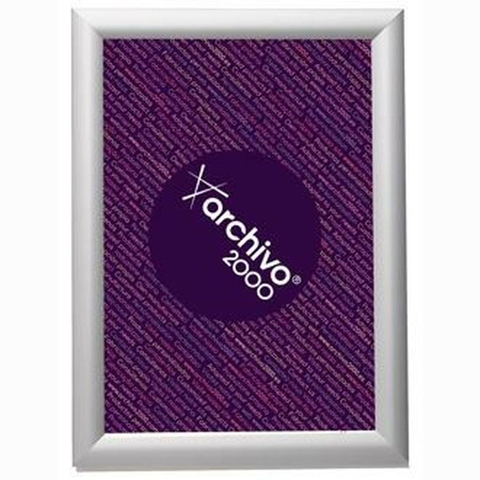 Stand Prezentare de Masă Archivo 2000 Cu ramă Argintiu Din A3