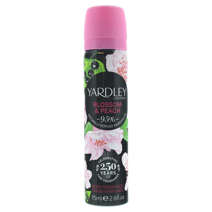 Spray parfumat Yardley Blossom & Peach, pentru femei, 75 ml