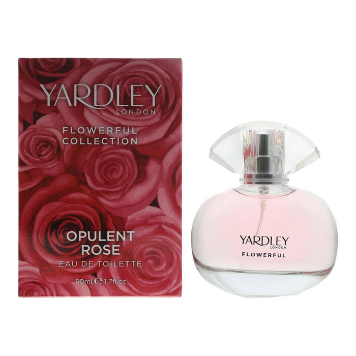 Apă de toaletă Yardley Opulent Rose, pentru femei, 50 ml