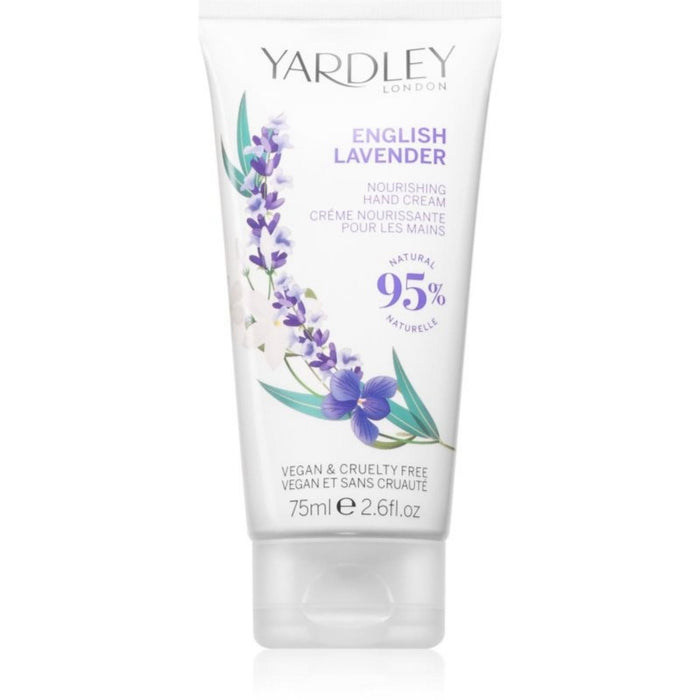 Cremă de mâini Yardley English Lavender, hidratantă, cu lavandă, 75 ml