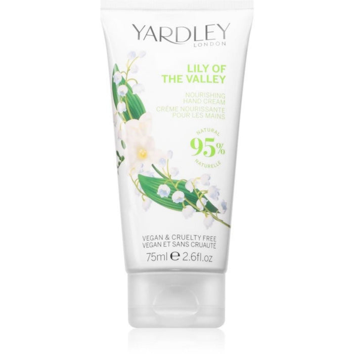 Cremă pentru mâini Yardley Lily Of The Valley, hrănitoare, 75 ml