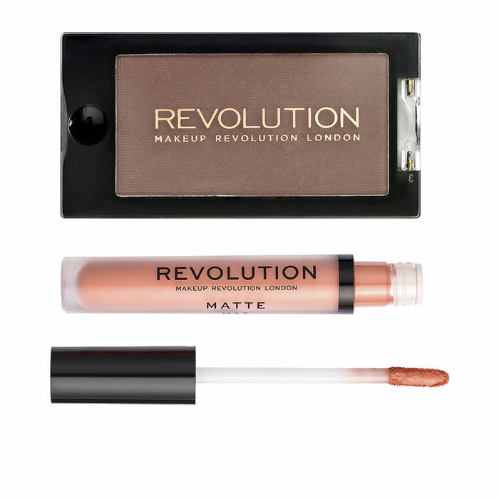 Set de Machiaj Revolution Make Up Pudră Bronzantă 2 Piese