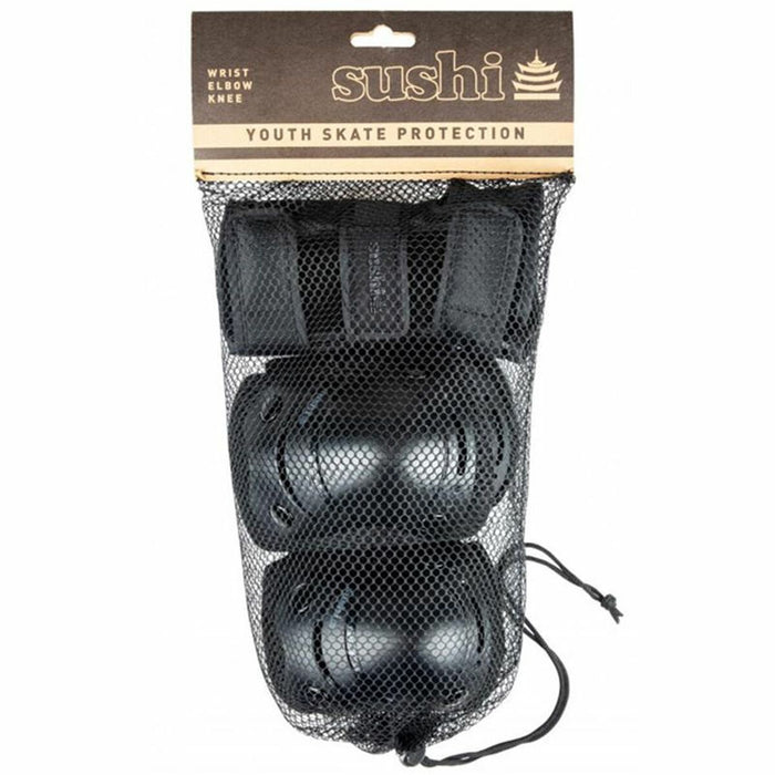 Apărătoare pentru Genunchi Sushi Padset Kids 3 pcs Negru