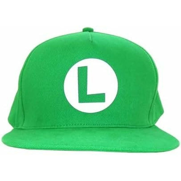 Șapcă Unisex Super Mario Luigi Badge 58 cm Verde Mărime unică