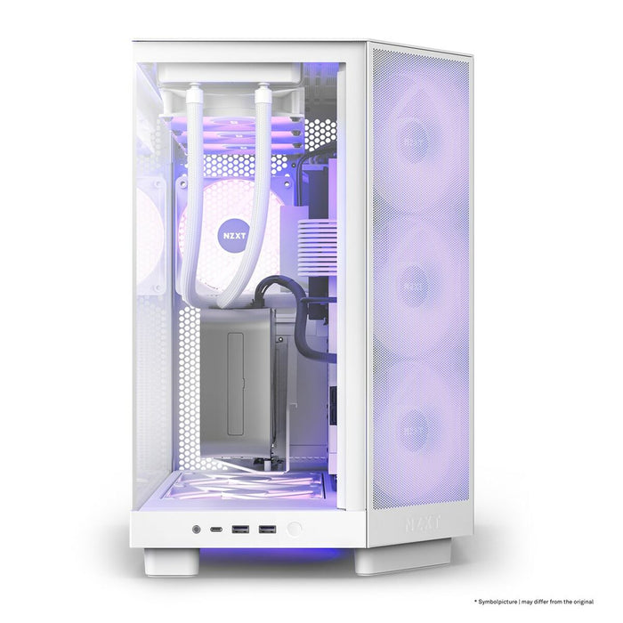 Unitate Semi-tower ATX NZXT CC-H61FW-R1 Albastru Alb Roșu Verde