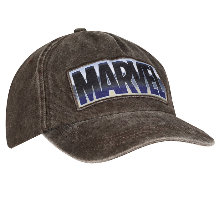 Șapcă Unisex Marvel Vintage Wash Logo 58 cm Gri Mărime unică