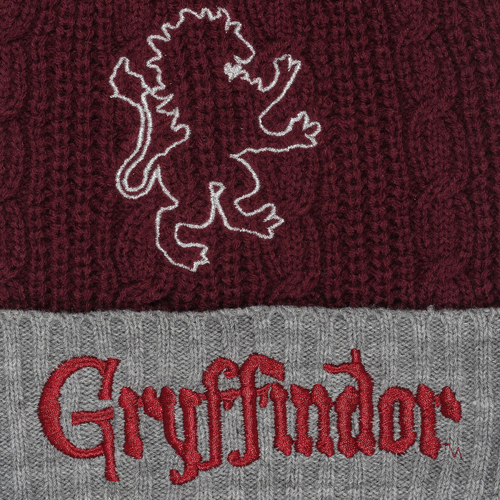 Pălărie Harry Potter Gryffindor House Fur Pom Bordo