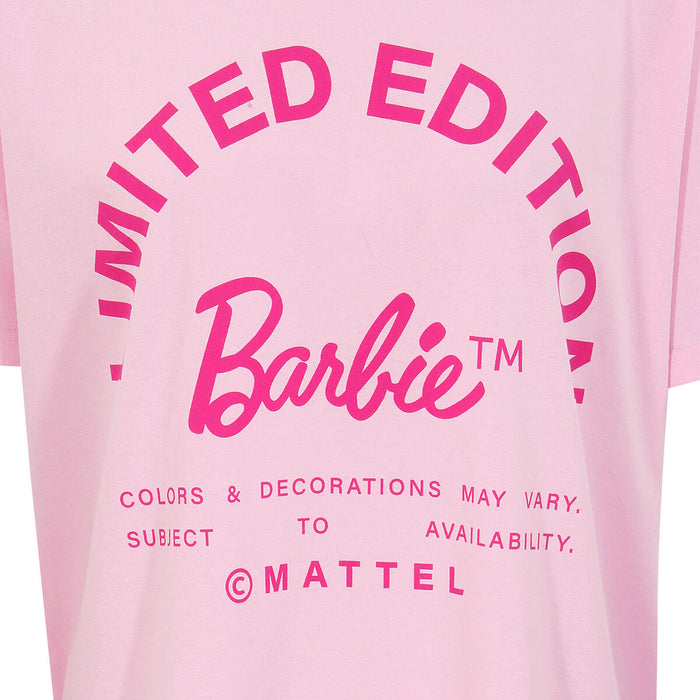 Tricou cu Mânecă Scurtă Barbie Limited Edition Roz deschis Unisex
