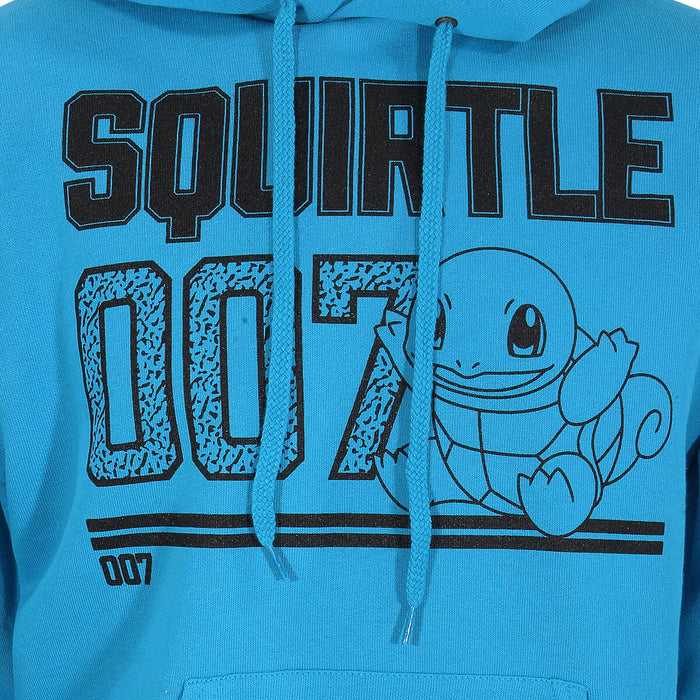 Hanorac cu Glugă Unisex Pokémon Squirtle Line Art Albastru