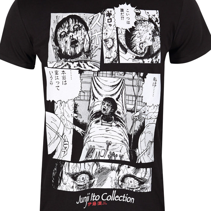 Tricou cu Mânecă Scurtă Junji Ito Surgery Negru Unisex