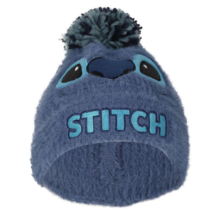 Pălărie Stitch Fluffy Pom Beanie