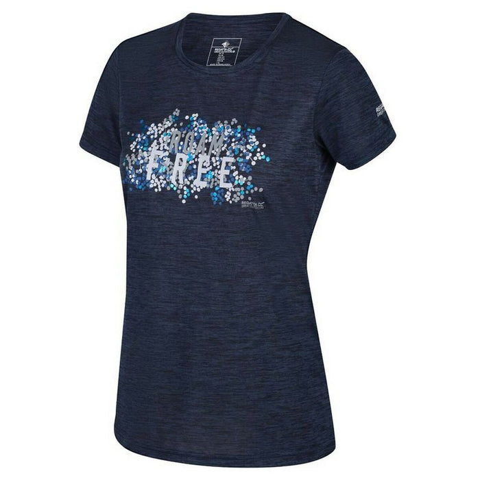 Tricou cu Mânecă Scurtă Femei Regatta Fingal V 40 Gri închis