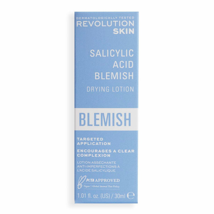 Loțiune de Față Revolution Skincare Overnight Targeted Blemish Calamine Acid salicilic 30 ml