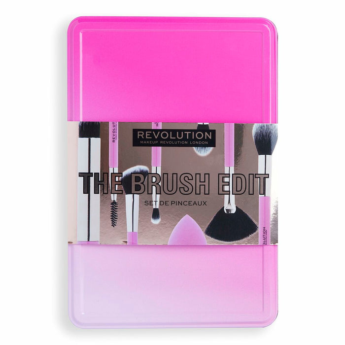 Set de Pensule de Machiaj Revolution Make Up The Brush Edit Roz 8 Piese