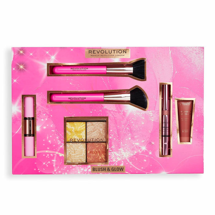 Set de Machiaj Revolution Make Up Blush & Glow 6 Piese
