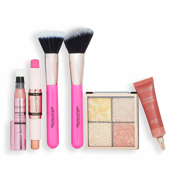 Set de Machiaj Revolution Make Up Blush & Glow 6 Piese
