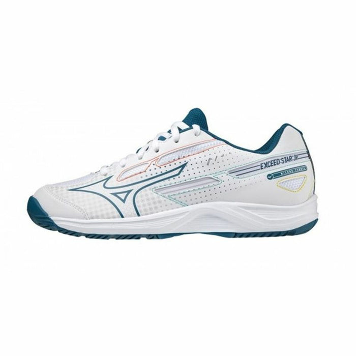 Încălțăminte de Padel pentru Copii Mizuno Exceed Star Alb Unisex