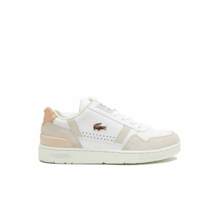 Adidași Casual de Damă Lacoste T-Clip Synthetic Alb