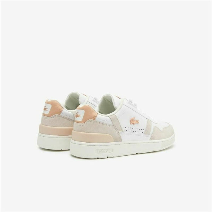 Adidași Casual de Damă Lacoste T-Clip Synthetic Alb