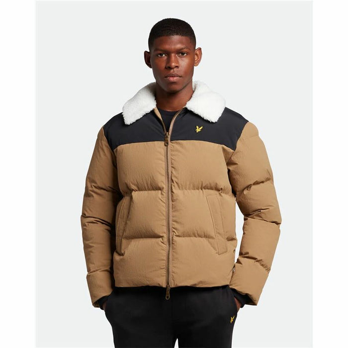 Jachetă Sport de Bărbați Lyle & Scott Borg Collar Maro