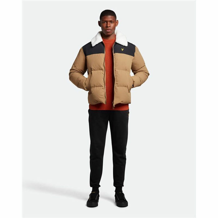 Jachetă Sport de Bărbați Lyle & Scott Borg Collar Maro