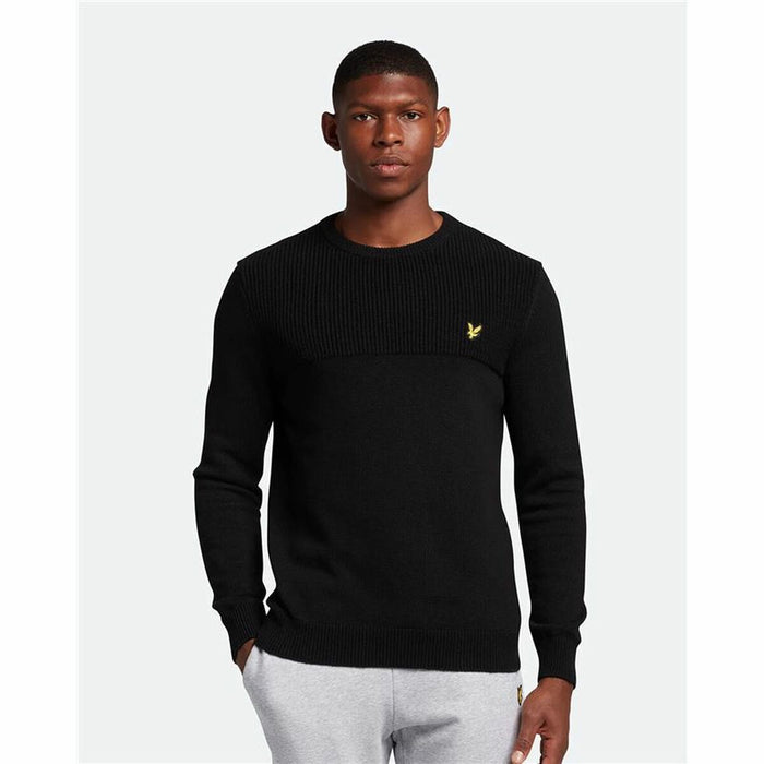 Hanorac fără Glugă Bărbați Lyle & Scott V1-Crew Negru