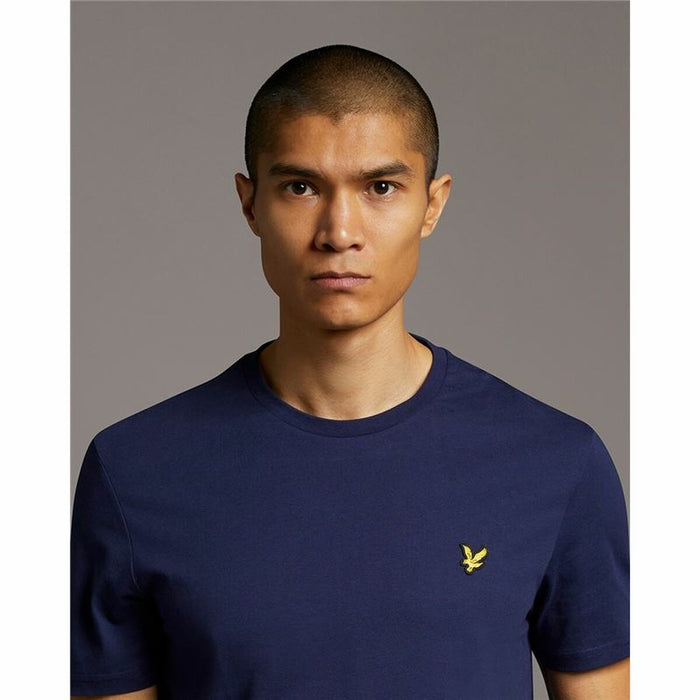 Tricou cu Mânecă Scurtă Bărbați Lyle & Scott V1-Plain  Bleumarin Bărbați