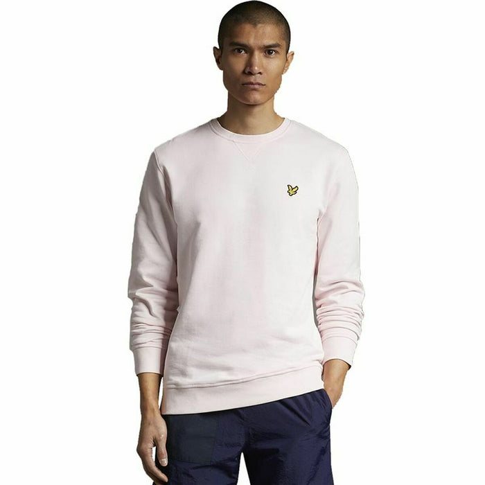 Hanorac fără Glugă Bărbați Lyle & Scott V1 Crew Roz