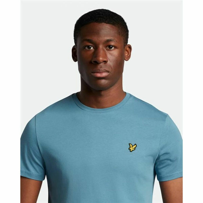 Tricou cu Mânecă Scurtă Lyle & Scott V1-Plain Albastru deschis Bărbați