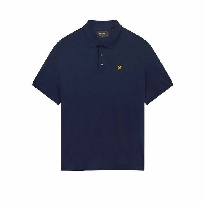 Tricou Polo cu Mânecă Scurtă Bărbați Lyle & Scott V1-Plain Albastru
