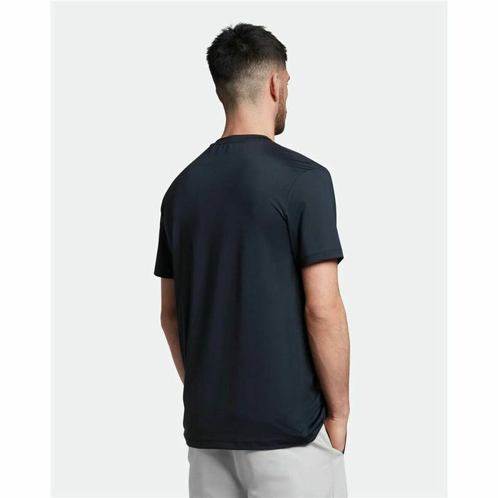 Tricou cu Mânecă Scurtă Lyle & Scott Sp1-Shoulder Branded Negru Bărbați