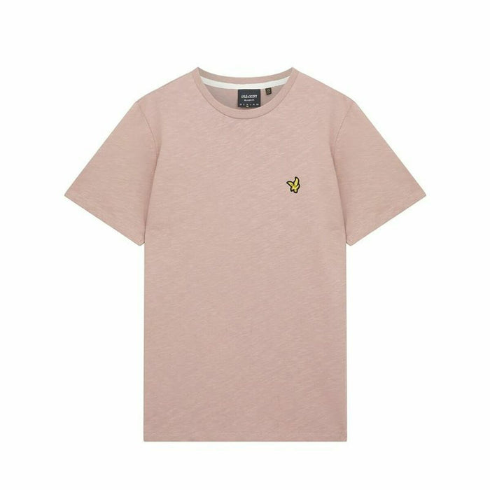 Tricou cu Mânecă Scurtă Lyle & Scott V1-Slub Roșu închis Bărbați