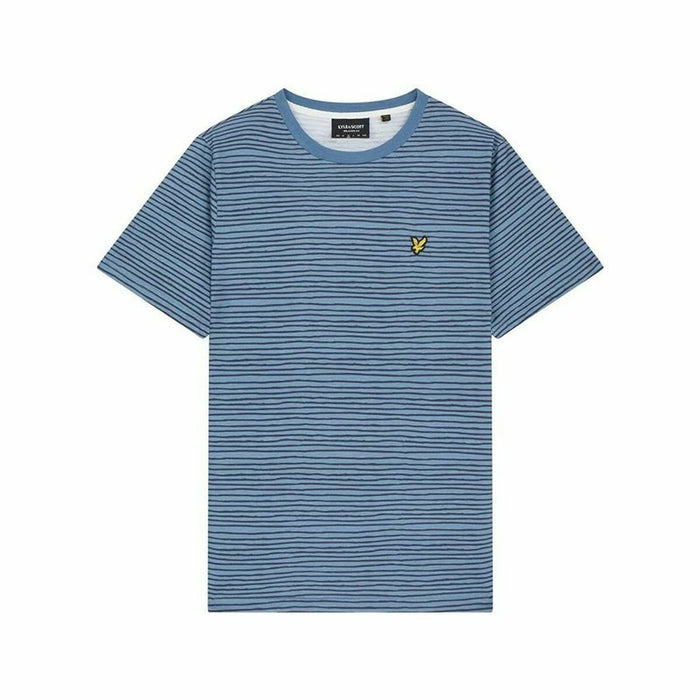 Tricou cu Mânecă Scurtă Lyle & Scott V1-Breton Stripe Albastru Bărbați