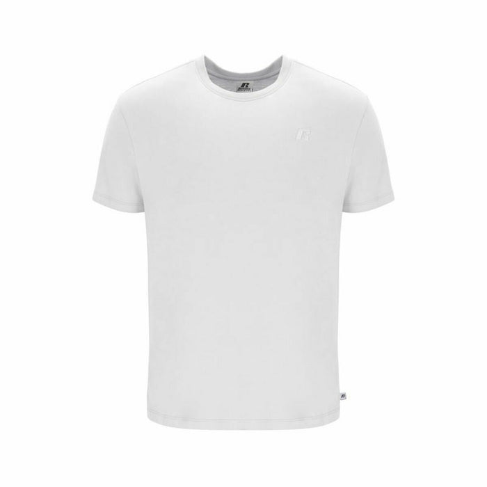 Tricou cu Mânecă Scurtă Bărbați Russell Athletic Amt A30011 Alb