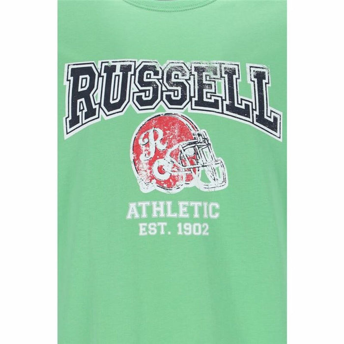 Tricou cu Mânecă Scurtă Russell Athletic Amt A30421 Verde Bărbați
