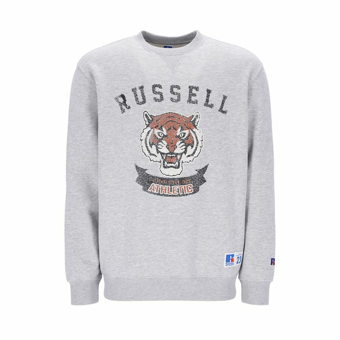 Hanorac fără Glugă Bărbați Russell Athletic Honus Gri deschis