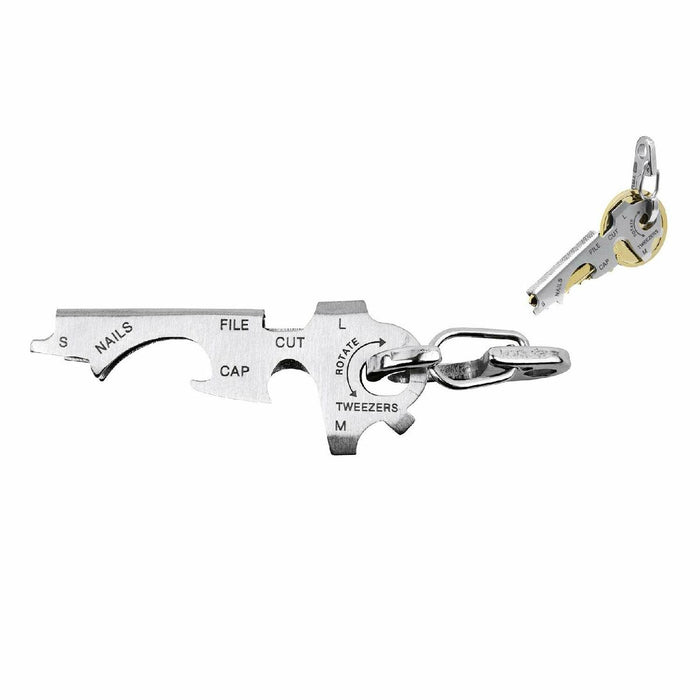 Multi-purpose key ring True Keytool tu247k 8 Funcții