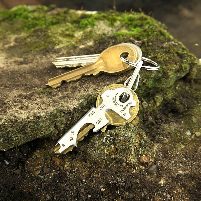Multi-purpose key ring True Keytool tu247k 8 Funcții
