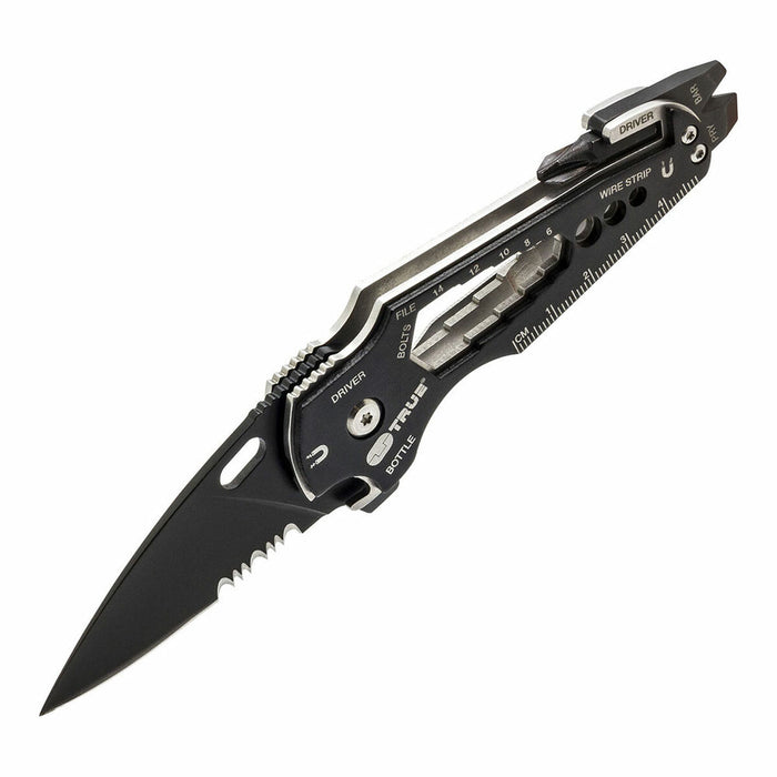 Cuţit multifuncţional True Smartknife tu6869 15 în 1 Negru