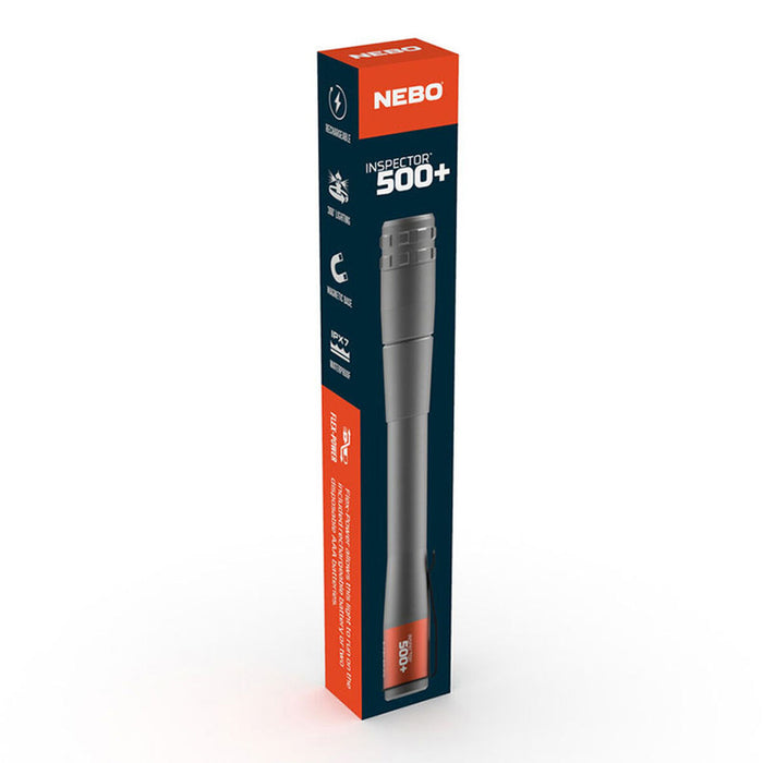 Lanternă LED reîncărcabilă Nebo Inspector™ 500+ Flexpower 500 lm Creion
