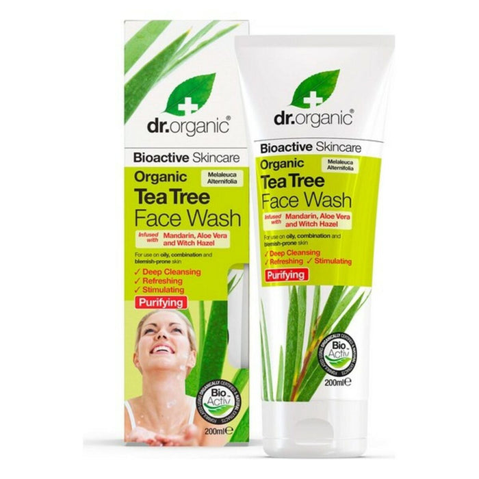 Gel de Curățare pentru Față Bioactive Organic Dr.Organic DR00243 200 ml