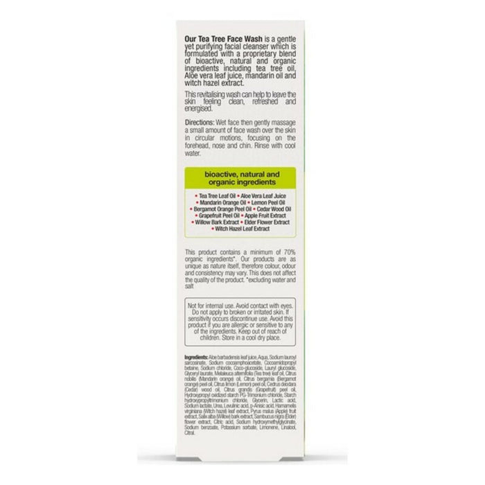 Gel de Curățare pentru Față Bioactive Organic Dr.Organic DR00243 200 ml