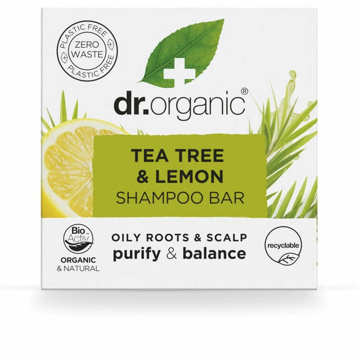 Șampon solid Dr.Organic Tea Tree and Lemon 75 g