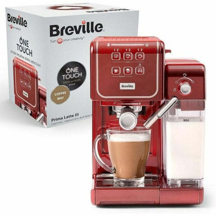 Aparat de cafea superautomat Breville Prima Latte III Roșu