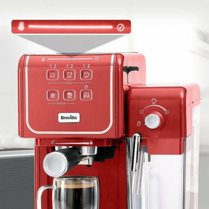 Aparat de cafea superautomat Breville Prima Latte III Roșu