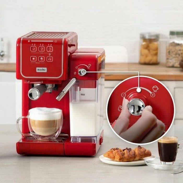 Aparat de cafea superautomat Breville Prima Latte III Roșu