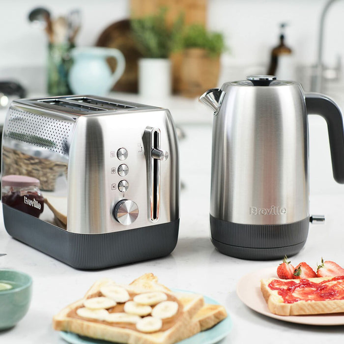 Fierbător Breville Argintiu Oțel inoxidabil 1,7 L