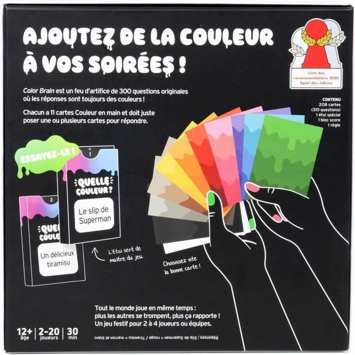 Joc deîntrebări și răspunsuri Color Brain